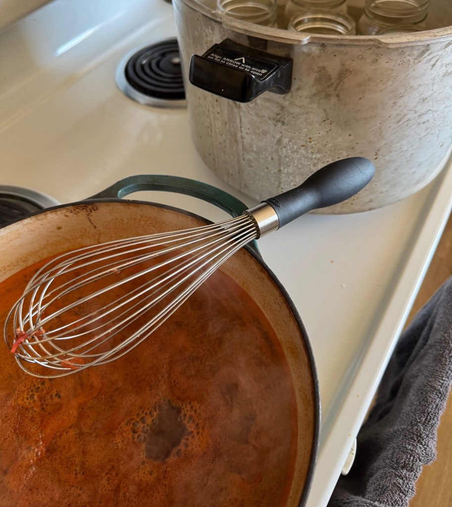 Enchilada Sauce Preparation for Home Canning