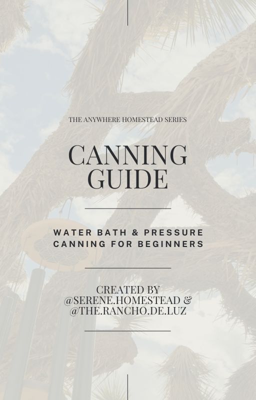 Canning Guide for Beginners